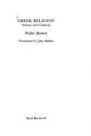 Greek Religion cover
