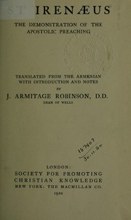 Demonstration of the Apostolic Preaching cover