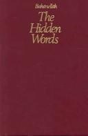 The Hidden Words "Kalimát-i-Maknúnih" cover
